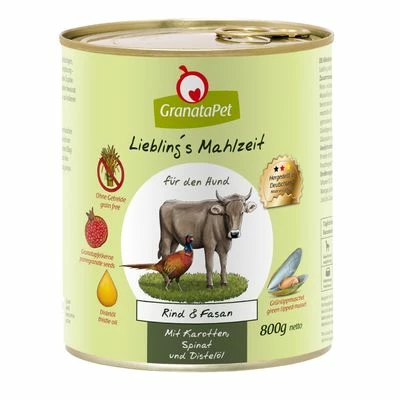 GranataPet Liebling's Mahlzeit Mixpaket 6 X 800 G 8 GranataPet Liebling's Mahlzeit Mixpaket 6 X 800 G – Bild 6