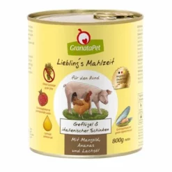 GranataPet Liebling's Mahlzeit Mixpaket 6 X 800 G 20 GranataPet Liebling's Mahlzeit Mixpaket 6 X 800 G -ZOOPLUS Verkäufe 64604 pla granatapet gefluegel italienischer schinken 800g 0