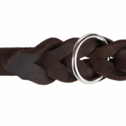 Heim Doppelleine Aus Leder Mit Eingeflochtenem Karabiner -ZOOPLUS Verkäufe 66497 heim lederleine fg 6 2