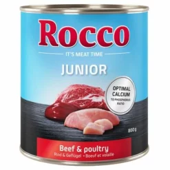 Sparpaket Rocco Junior 24 X 800 G -ZOOPLUS Verkäufe 69194 pla rocco junior rind hs 01 5