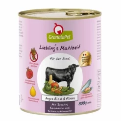 Sparpaket GranataPet Liebling's Mahlzeit 24 X 800 G 26 Sparpaket GranataPet Liebling's Mahlzeit 24 X 800 G -ZOOPLUS Verkäufe 89124 pla granatapet lieblings mahlzeit 800g anguskuerbis 7