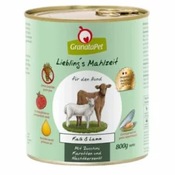 GranataPet Liebling's Mahlzeit Mixpaket 6 X 800 G 24 GranataPet Liebling's Mahlzeit Mixpaket 6 X 800 G -ZOOPLUS Verkäufe 89126 pla granatapet kalb lamm 800g 1