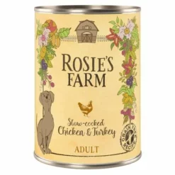 Sparpaket Rosie's Farm Adult 24 X 400 G -ZOOPLUS Verkäufe 96197 pla rosie sfarm adult chickenturkey 400g 6