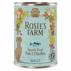 Sparpaket Rosie's Farm Adult 24 X 400 G -ZOOPLUS Verkäufe 96200 pla rosie sfarm adult fishchicken 400g 5