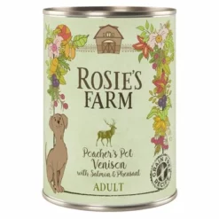 Sparpaket Rosie's Farm Adult 24 X 400 G -ZOOPLUS Verkäufe 96201 pla rosie sfarm adult venison 400g 6