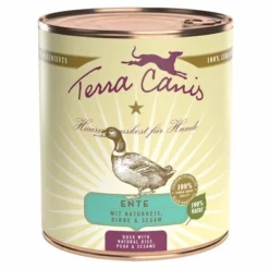 Sparpaket Terra Canis 12 X 800 G -ZOOPLUS Verkäufe 98207 pla terracanis classic ente naturreis birne 0 1