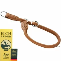 HUNTER Hundehalsband Round & Soft Elk, Cognac -ZOOPLUS Verkäufe 98490 hunter hb round soft 2