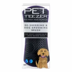 Pet Teezer De-shedding Brush -ZOOPLUS Verkäufe 99699 pla newflag petteezer desheddingbrush purple hs 01 5