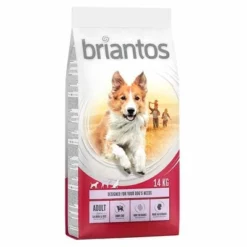 Briantos Sparpaket (2 X Großgebinde) 20 Briantos Sparpaket (2 X Großgebinde) -ZOOPLUS Verkäufe briantos adult salmonrice 14kg 1000x1000 0