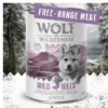 Wolf Of Wilderness Junior 6 X 400 G - "Freiland-Fleisch" Duo-Protein -ZOOPLUS Verkäufe free junior back 6