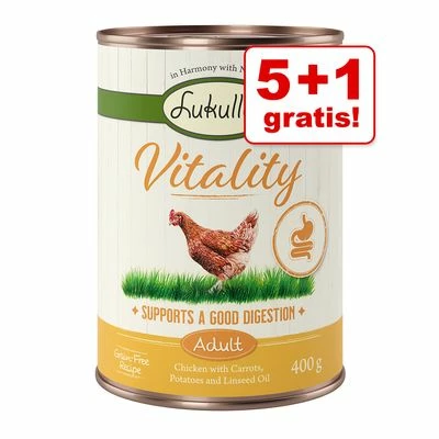 5 + 1 GRATIS! 6 X 400 G Lukullus Vitality 3 5 + 1 GRATIS! 6 X 400 G Lukullus Vitality