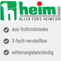 Heim Verstellbare Führleine Mit Ziernaht, Petrolneu -ZOOPLUS Verkäufe heim verstellbare f hrleine mit ziernaht petrol usps 6