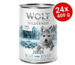 Sparpaket Little Wolf Of Wilderness Junior 24 X 400 G - Duo-Protein