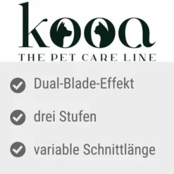 Kooa Akku-Schermaschine GEAR 3S -ZOOPLUS Verkäufe kooa akku schermaschine gear 3s usps 7