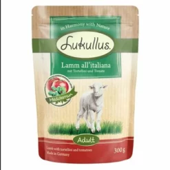 10 + 2 GRATIS! 12 X 300 G Lukullus Naturkost Frischebeutel -ZOOPLUS Verkäufe lukullus adult mediterran lamm 300g 1000x1000 0 1