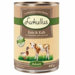 5 + 1 Gratis! 6 X 400 G Lukullus Naturkost Mixpaket -ZOOPLUS Verkäufe lukullus entekalb 400g 1000x1000 8 2