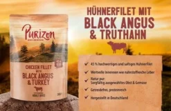Purizon 6 X 200 G / 300 G / 400 G Zum Probierpreis 25 Purizon 6 X 200 G / 300 G / 400 G Zum Probierpreis -ZOOPLUS Verkäufe purizon idcard dog pouch blackangus 1000x650 de 0