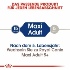 Royal Canin Maxi Adult -ZOOPLUS Verkäufe rc shn adultmaxibeef cv eretailkit 1 de de 1