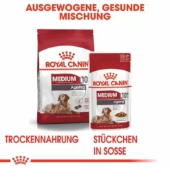 Royal Canin Medium Ageing 10+ In Soße -ZOOPLUS Verkäufe rc shn wet mediumageing cv eretailkit 4 de de 3