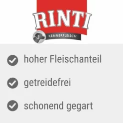 RINTI Kennerfleisch Pouches 10 X 400 G -ZOOPLUS Verkäufe rinti kennerfleisch pouches 10x400g benefits 4 1