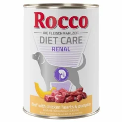 Rocco Diet Care Renal Rind Mit Hühnerherzen & Kürbis 400g