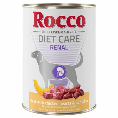 Rocco Diet Care Renal Rind Mit Hühnerherzen & Kürbis 400g 3 Rocco Diet Care Renal Rind Mit Hühnerherzen & Kürbis 400g