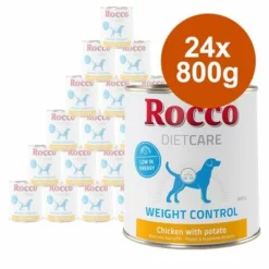 Rocco Diet Care Weight Control Huhn Mit Kartoffel 800 Gneu -ZOOPLUS Verkäufe rocco nf dietcare 800g weight control chicken 24x 4