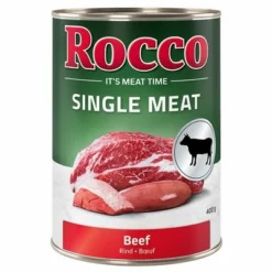 Sparpaket Rocco Single Meat 24 X 400 G 10 Sparpaket Rocco Single Meat 24 X 400 G -ZOOPLUS Verkäufe rocco nf singlemeat 400g beef 1000x1000 0 1