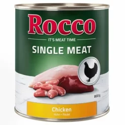 Sparpaket Rocco Single Meat 24 X 800 Gneu -ZOOPLUS Verkäufe rocco nf singlemeat 800g chicken 1000x1000 4 2