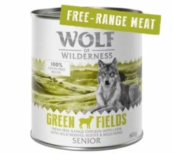 Wolf Of Wilderness Senior "Freiland-Fleisch" 6 X 800 G