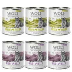 Sparpaket 12 X 800 G Wolf Of Wilderness SENIOR "Freiland-Fleisch" 20 Sparpaket 12 X 800 G Wolf Of Wilderness SENIOR "Freiland-Fleisch" -ZOOPLUS Verkäufe sr mix 800 g 1000x1000 ohne st rer 2