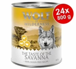 Sparpaket Wolf Of Wilderness "The Taste Of" 24 X 800 G