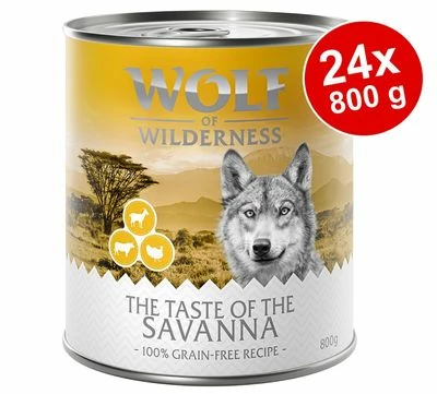 Sparpaket Wolf Of Wilderness "The Taste Of" 24 X 800 G 3 Sparpaket Wolf Of Wilderness "The Taste Of" 24 X 800 G