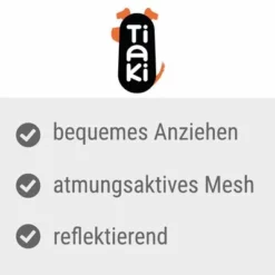 TIAKI Geschirr Wave Vest, Anthrazit -ZOOPLUS Verkäufe tiaki geschirr wave vest usps 1