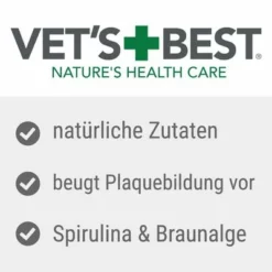 Vet's Best® Zahnpulver Für Hunde -ZOOPLUS Verkäufe vet s best zahnpulver f r hunde usps 8
