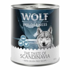 Wolf Of Wilderness "The Taste Of" 6 X 800 G 25 Wolf Of Wilderness "The Taste Of" 6 X 800 G -ZOOPLUS Verkäufe wow 800g tasteof scandinavia front 1000x1000 8