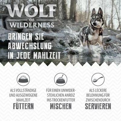 Wolf Of Wilderness 6 X 800 G - "Freiland-Fleisch" Single Protein 12 Wolf Of Wilderness 6 X 800 G - "Freiland-Fleisch" Single Protein – Bild 10