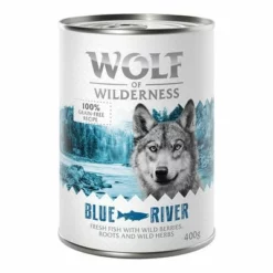 Sparpaket Wolf Of Wilderness Adult 24 X 400 G - Single Protein -ZOOPLUS Verkäufe wow classic blueriver fish front 400g 1000x1000 2