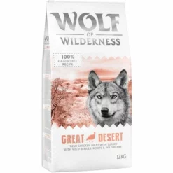 12 + 2 Kg Gratis! 14 Kg Wolf Of Wilderness Trockenfutter 28 12 + 2 Kg Gratis! 14 Kg Wolf Of Wilderness Trockenfutter -ZOOPLUS Verkäufe wow classic greatdesert 12kg frontright 1000x1000 1