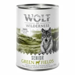 Wolf Of Wilderness Senior 6 X 400 G -ZOOPLUS Verkäufe wow classic greenfields senior lamb front 400g 1000x1000 2