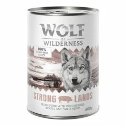 Wolf Of Wilderness Adult 6 X 400 G - Single Protein -ZOOPLUS Verkäufe wow classic strong lands pork front 400g 1000x1000 2 1