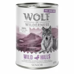 Wolf Of Wilderness Senior "Freiland-Fleisch" 6 X 400 G -ZOOPLUS Verkäufe wow freerange senior wildhills 400g 1000x1000 2 1