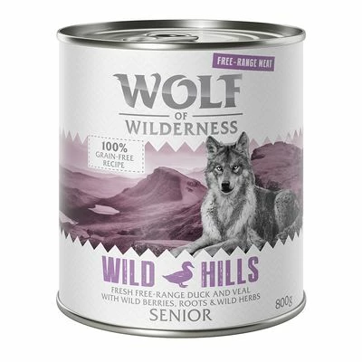 Wolf Of Wilderness Senior "Freiland-Fleisch" 6 X 800 G 5 Wolf Of Wilderness Senior "Freiland-Fleisch" 6 X 800 G – Bild 3