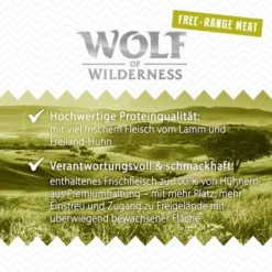 Sparpaket 12 X 800 G Wolf Of Wilderness SENIOR "Freiland-Fleisch" 19 Sparpaket 12 X 800 G Wolf Of Wilderness SENIOR "Freiland-Fleisch" -ZOOPLUS Verkäufe wow freerange wet board senior greenfields 1000x1000 de 6