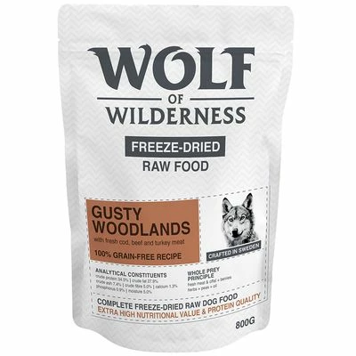 Wolf Of Wilderness "Gusty Woodlands" Rind, Kabeljau & Truthahn 3 Wolf Of Wilderness "Gusty Woodlands" Rind, Kabeljau & Truthahn